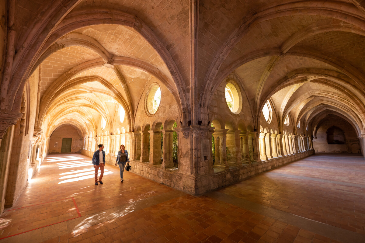 Visite de l'abbaye de Valmagne en couple