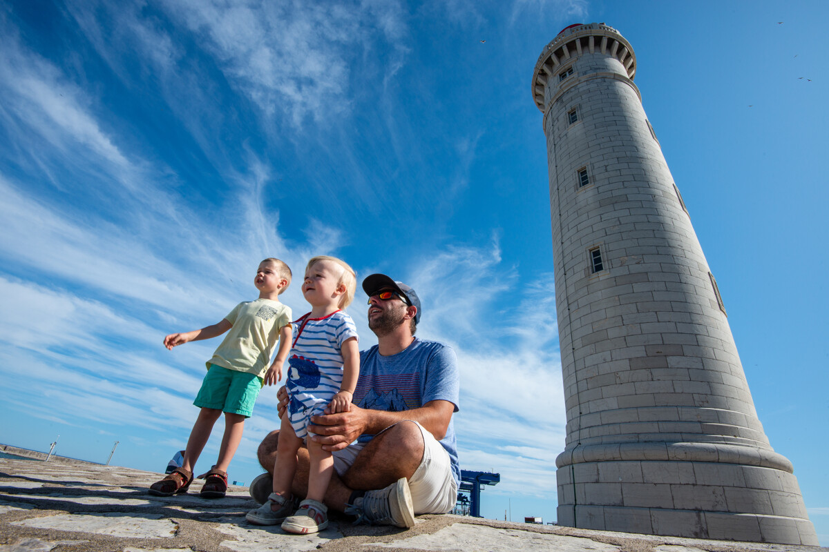 Visite en famille du phare Saint-Louis à Sète