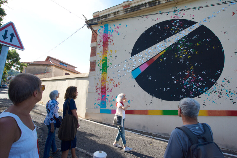Visite guidée du MACO à Sète, street-art